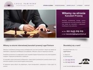 Legal Partners - kancelaria adwokacka Warszawa rozwiąże Twoje problemy prawne!