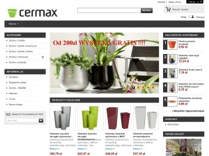 Pięknie wykonane donice Ceramiczne od firmy Cermax.
